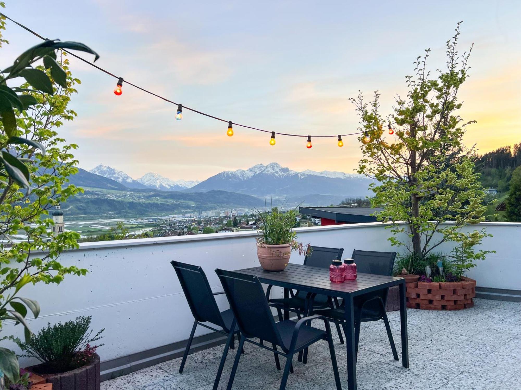 Ferienwohnung Sunny Mountain Loft - Terrace & Garden Thaur Exterior foto